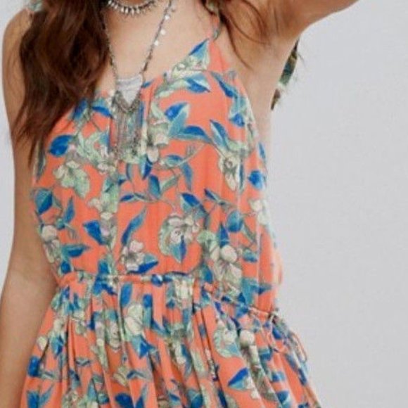 NWT - Free People Dear You Printed Mini Dress, Size L - Picture 5 of 10